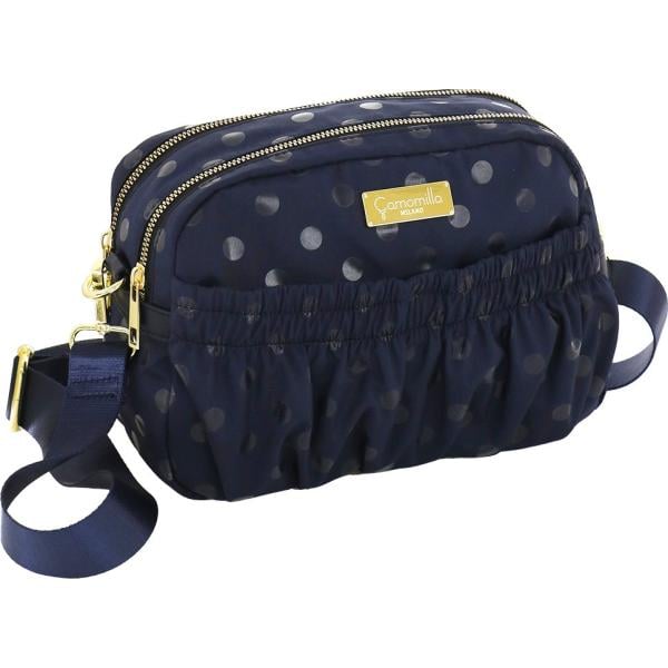 pochette Camomilla Milano blu a pois