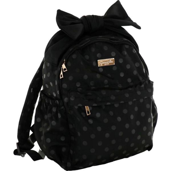 zaini Camomilla Milano nero a pois