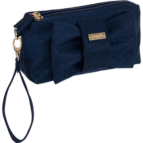 valigie Camomilla Milano blu a pois