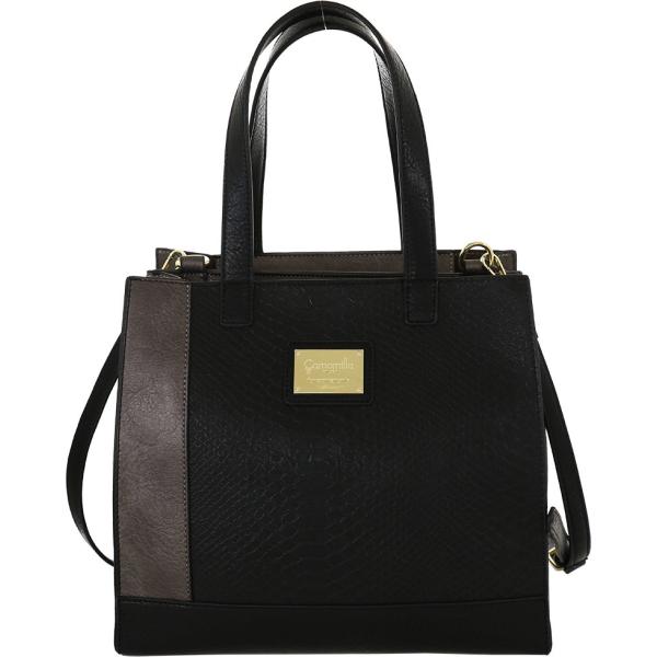 borse a mano Camomilla Milano nero con stampe