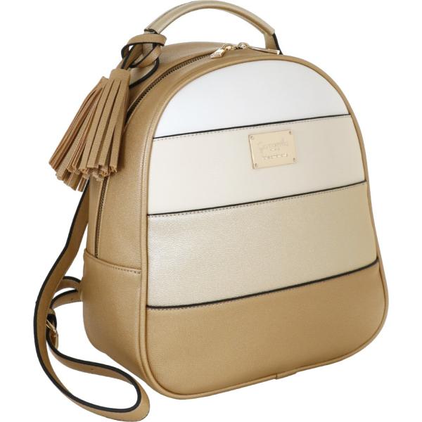 zaini Camomilla Milano marrone con stampe