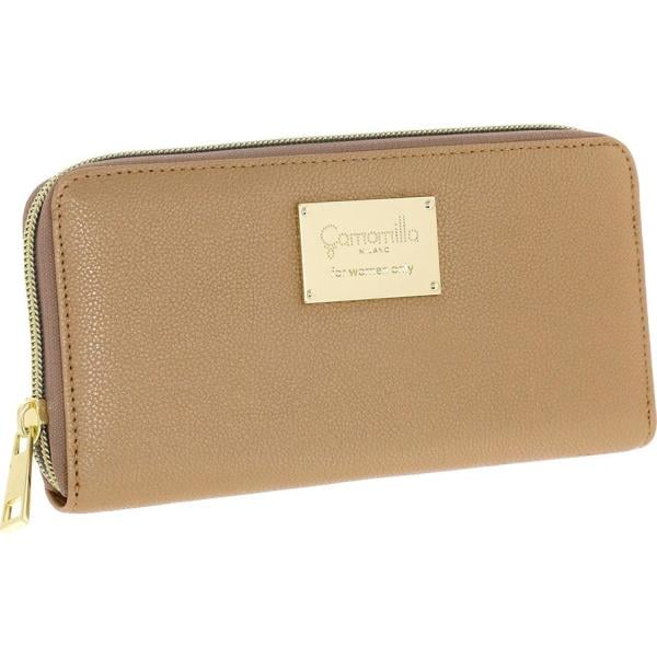 portafogli Camomilla Milano marrone con stampe