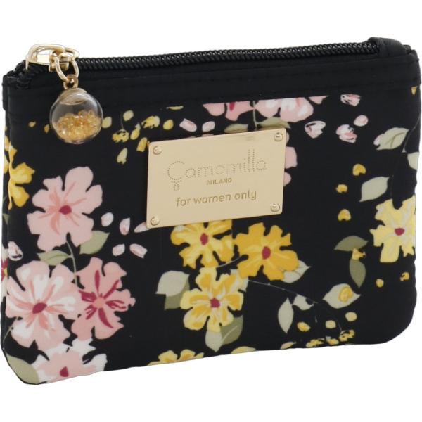 pochette Camomilla Milano nero a fiori