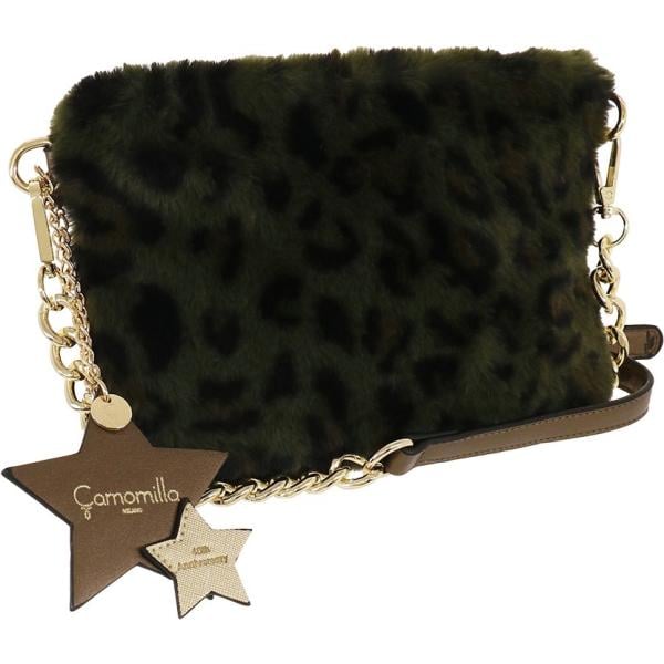 borse a tracolla Camomilla Milano nero animalier