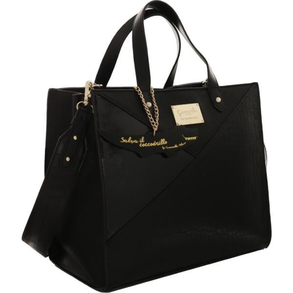 borse a mano Camomilla Milano nero animalier