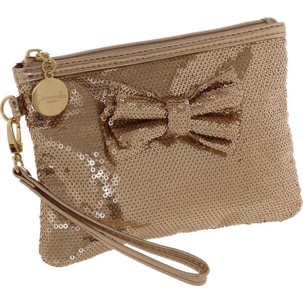 pochette Camomilla Milano marrone a righe