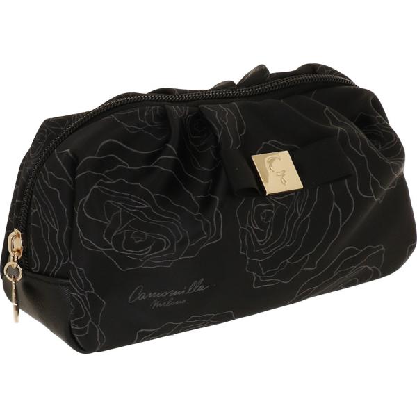 valigie Camomilla Milano nero a fiori