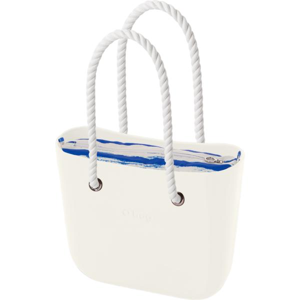 borse a spalla O bag bianco a righe