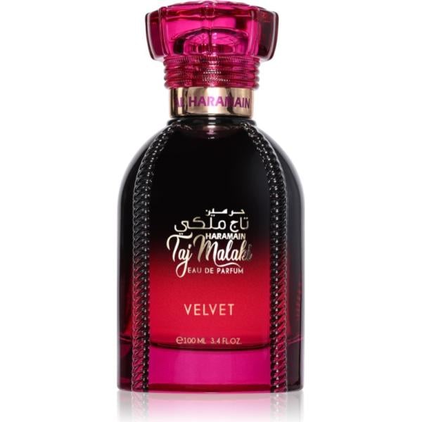 Profumo da donna in nero pece a fiori in velluto Al Haramain