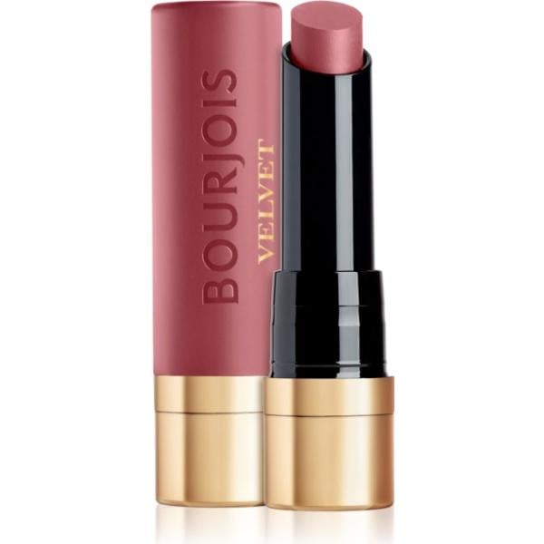 Rossetto da donna in bianco neve lungo in velluto Bourjois