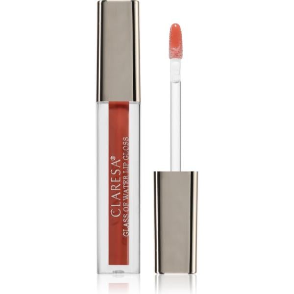 Gloss da donna in bianco neve con perle lungo Claresa