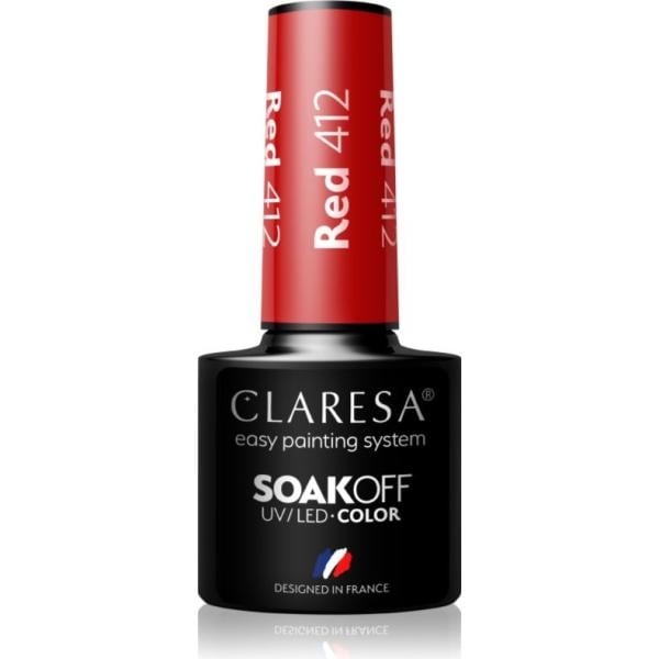 Smalto da donna in rosso classico lungo Claresa