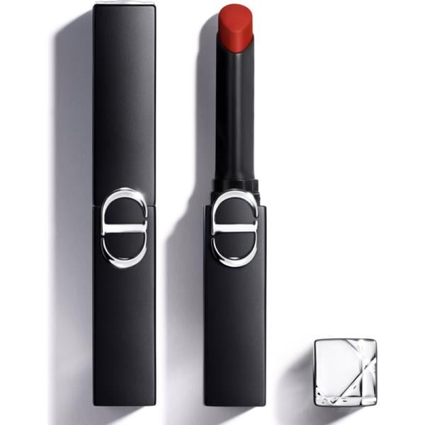 Rossetto da donna in bianco neve a fiori lungo Dior