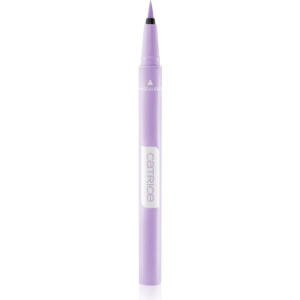 Eyeliner da donna in viola chiaro lungo Catrice
