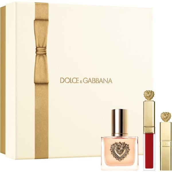 Mascara da donna in arancione scuro a fiori Dolce&Gabbana