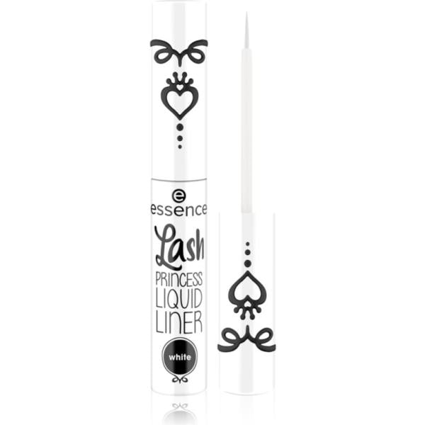 Eyeliner da donna in bianco neve lungo a punta Essence
