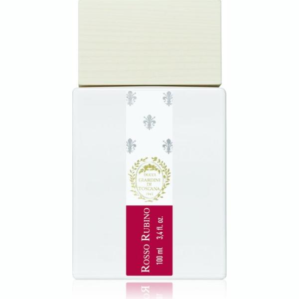 Profumo da donna in rosso classico a fiori in cashmere Giardini di Toscana