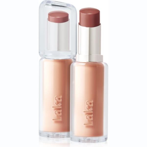 Rossetto da donna in bianco neve lungo Laka