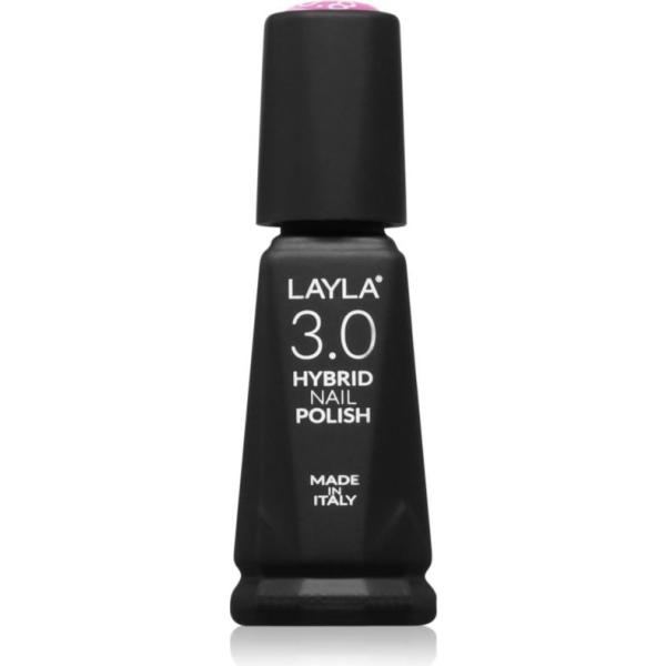 Smalto da donna in bianco neve lungo Layla Cosmetics
