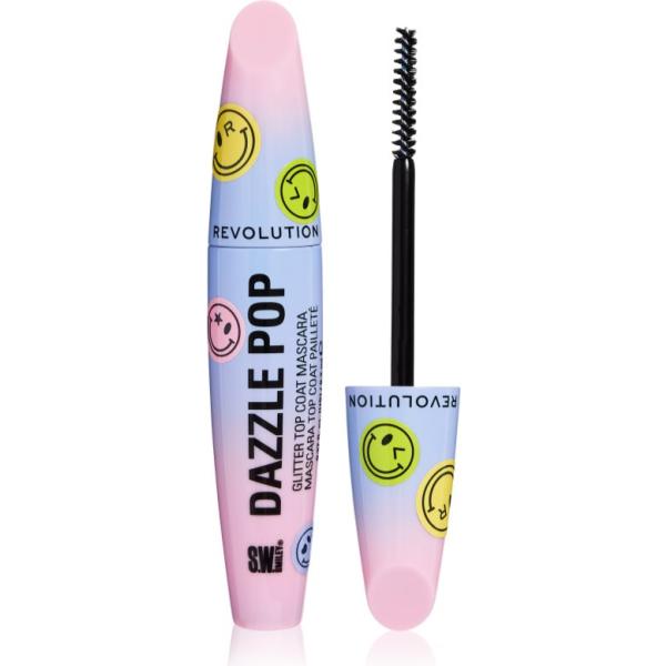 Mascara da donna in bianco neve con glitter Revolution
