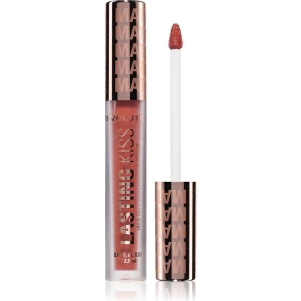 Rossetto da donna in bianco neve effetto scamosciato vegan Revolution