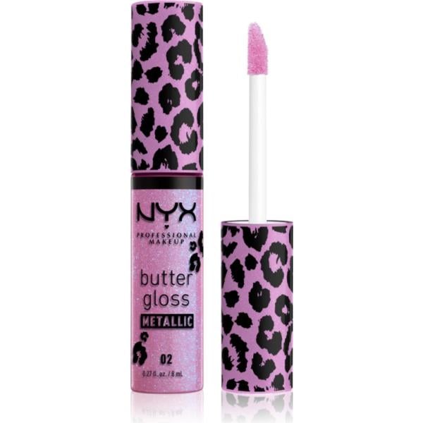 Gloss da donna in bianco neve effetto lucido lungo NYX Professional Makeup