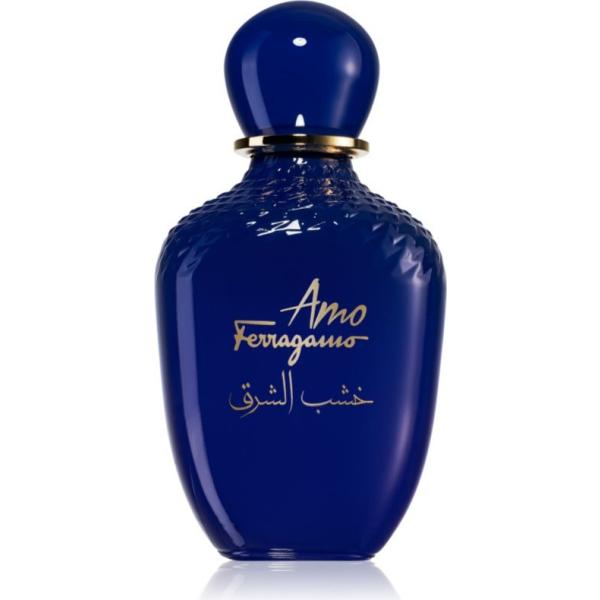 profumi Ferragamo blu a fiori