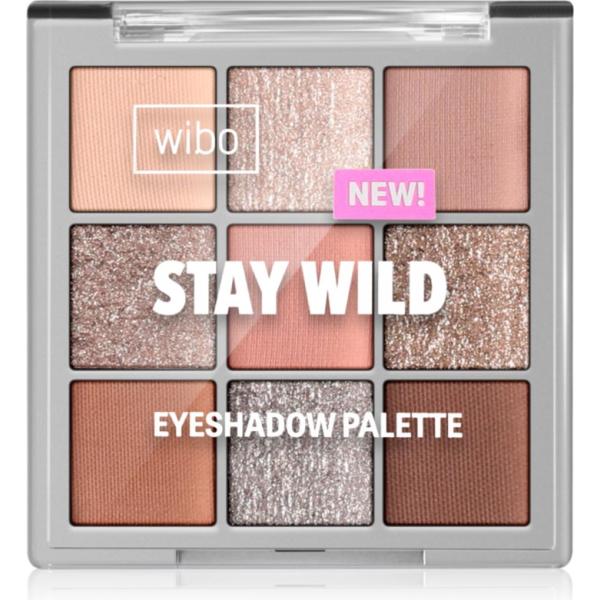 Ombretto da donna in grigio chiaro con glitter lungo Wibo