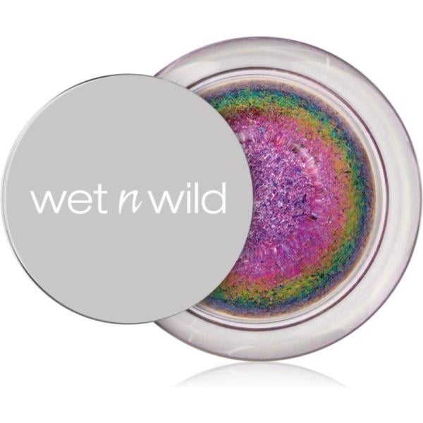 Ombretto da donna in grigio chiaro effetto laminato vegan Wet n Wild