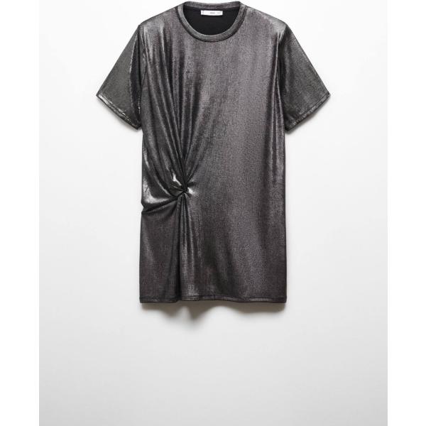 robes courtes Mango gris