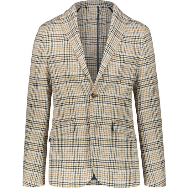 giacche Doppelganger marrone a quadri