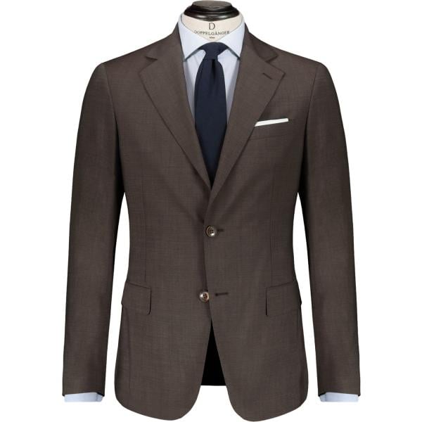 giacche Doppelganger marrone tinta unita