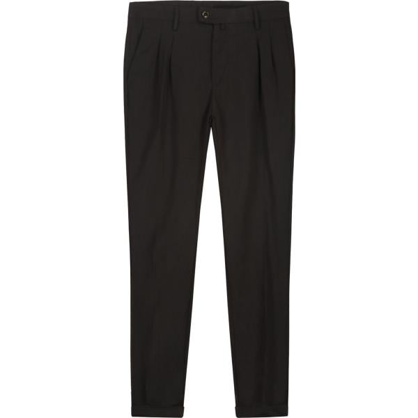 pantaloni Doppelganger grigio tinta unita