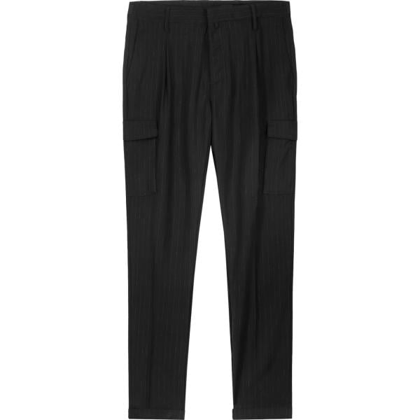 pantaloni cargo Doppelganger nero a righe