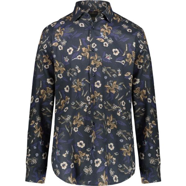 camicie Doppelganger grigio a fiori