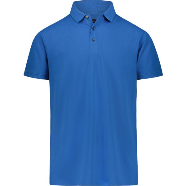 polo Doppelganger blu tinta unita