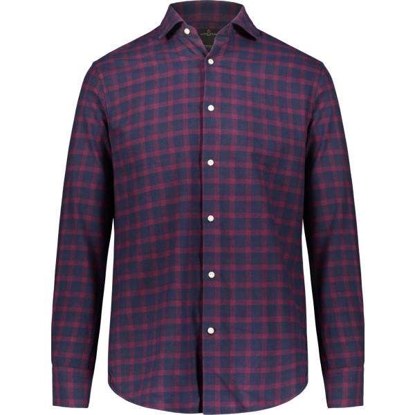 camicie Doppelganger blu a quadri