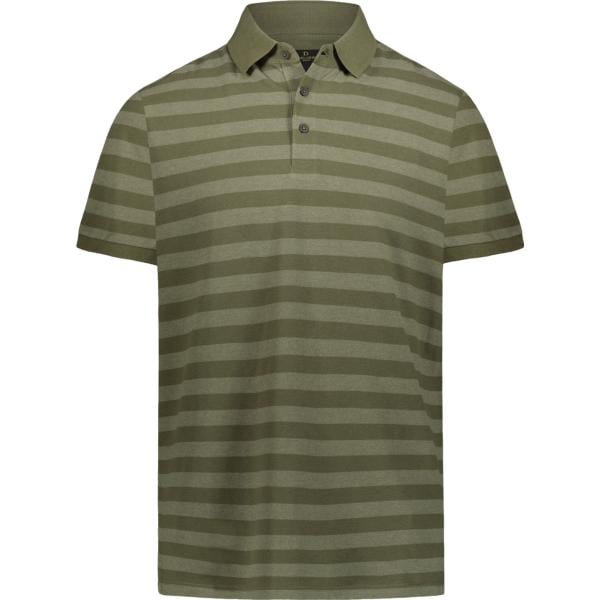 polo Doppelganger verde a righe