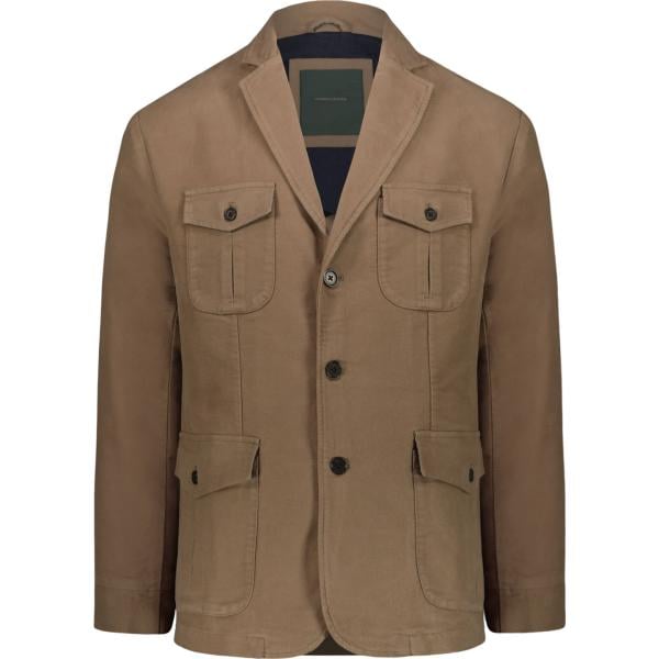 blazer Doppelganger marrone tinta unita