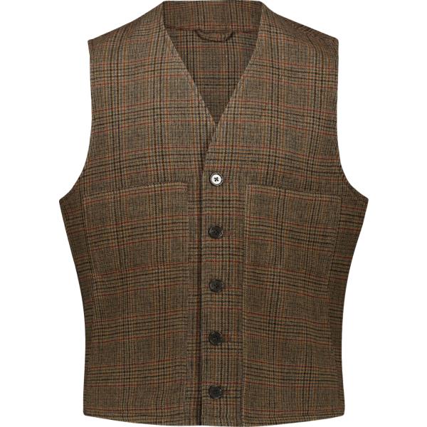 gilet Doppelganger marrone principe di galles