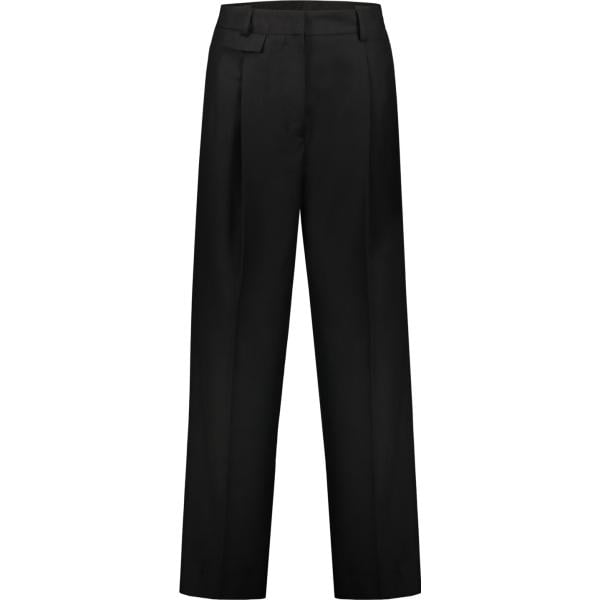 pantaloni Doppelganger nero tinta unita