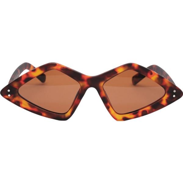 occhiali da sole Doppelganger marrone geometrica