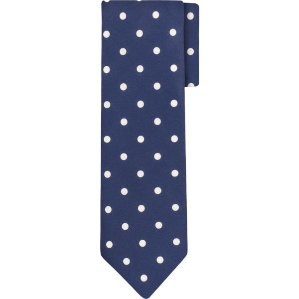 cravatte Doppelganger blu a pois