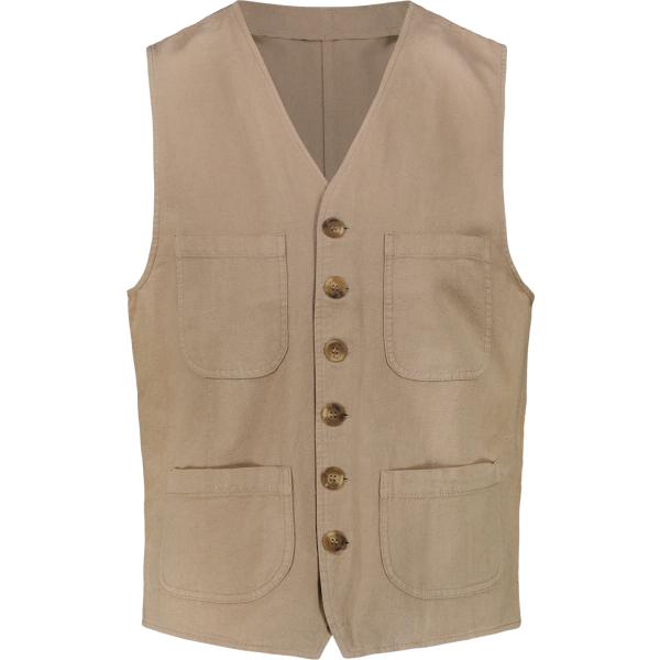 gilet Doppelganger marrone