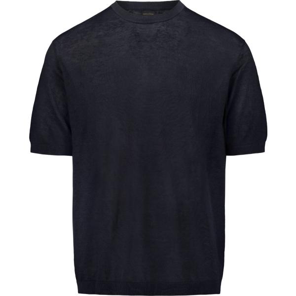 t-shirt Doppelganger nero tinta unita