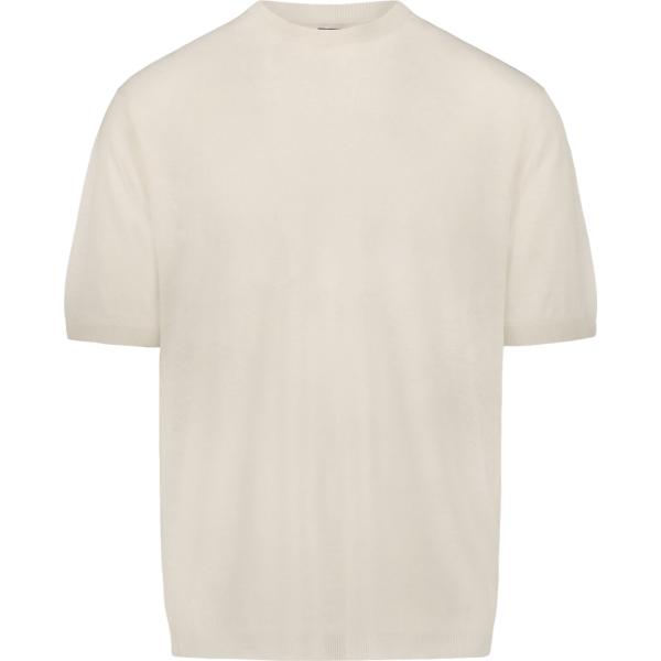 t-shirt Doppelganger bianco tinta unita