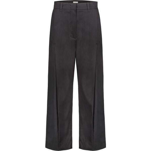 pantaloni Doppelganger grigio tinta unita