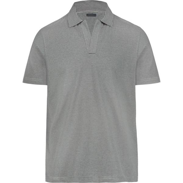 polo Doppelganger bianco a righe