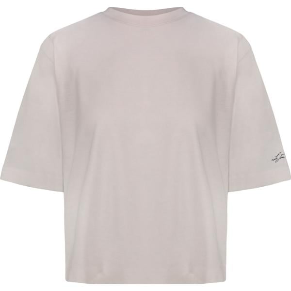 t-shirt Doppelganger bianco tinta unita