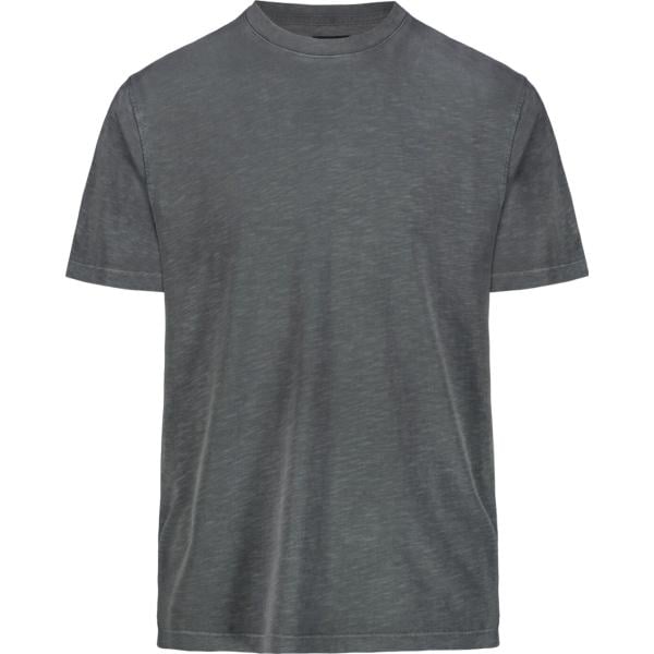 t-shirt Doppelganger grigio tinta unita